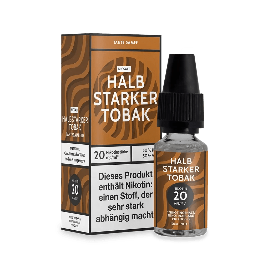 Tante Dampf Halb Starker Tobak (Tabak) 2.0% E - Liquid - 4064787474627 - VAPE DEALER