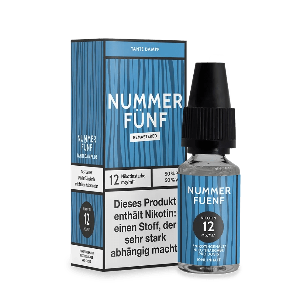 Tante Dampf Nummer Fünf (Tabak Kakao) 1.2% E - Liquid - 4064787474665 - VAPE DEALER