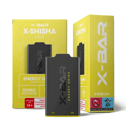 J Well X Bar Shisha Pod (1er Set) - Energy Drink (Energy Drink) E - Hookah Pods - 3663701033035 - VAPE DEALER