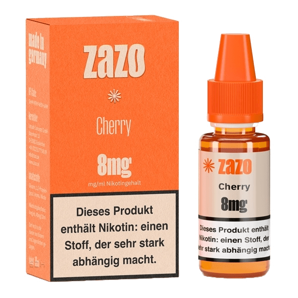 Intrade Concepts Zazo - Cherry (Kirsche) 0.8% E - Liquid - 4260769634106 - VAPE DEALER