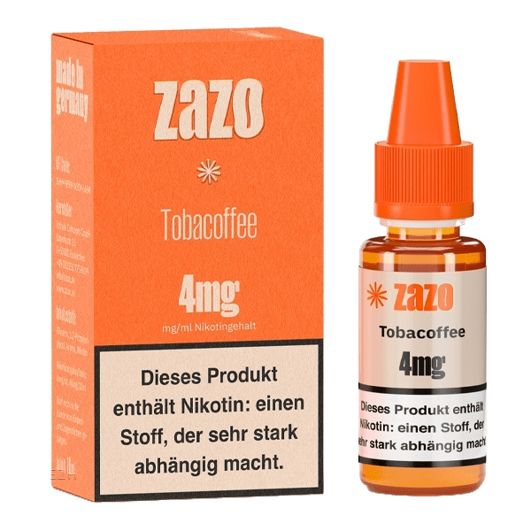 Intrade Concepts Zazo - Tobacoffee (Tabak Kaffee) 0.4% E - Liquid - 4260769634755 - VAPE DEALER